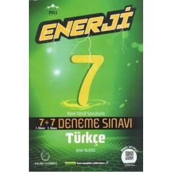 7. Sınıf Enerji Türkçe 7+7 Deneme Sınavı