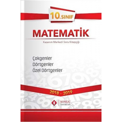 10. Sınıf Matematik Çokgenler Dörtgenler Özel Dörtgenler Kazanım Merkezi Soru Kitapçığı