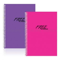 Keskin Color Free A4 200 Yaprak Spiralli Plastik Kapak Kareli Defter