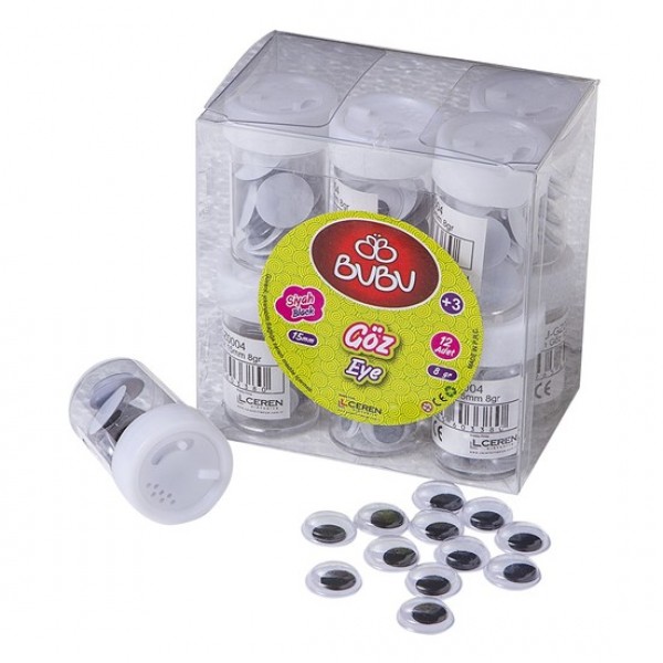 Bubu Siyah Göz 15Mm 8Gr 