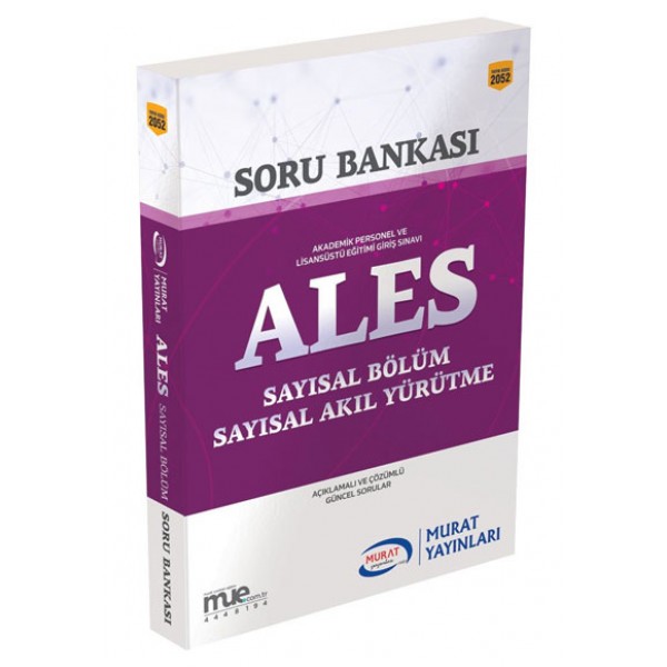 2019 ALES Sayısal Bölüm Sayısal Akıl Yürütme Soru Bankası Murat Yayınları