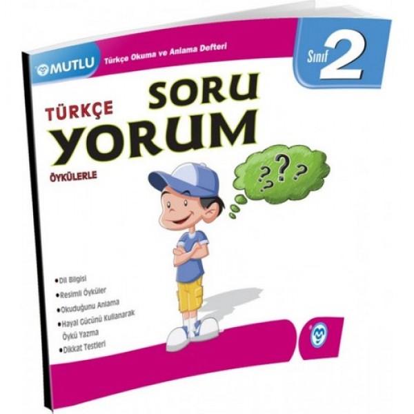 Mutlu Yayınları 2. Sınıf Türkçe Öykülerle Soru Yorum