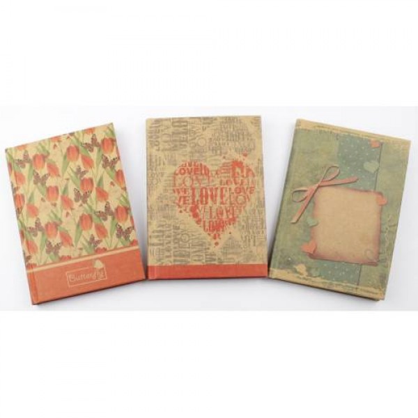 Keskin Color Kraft Anı Hatıra Defteri Ciltli - 96 yp 14x20 cm