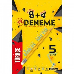 5. Sınıf Türkçe 8 + 4 Elmas Serisi Deneme Startfen Yayınları