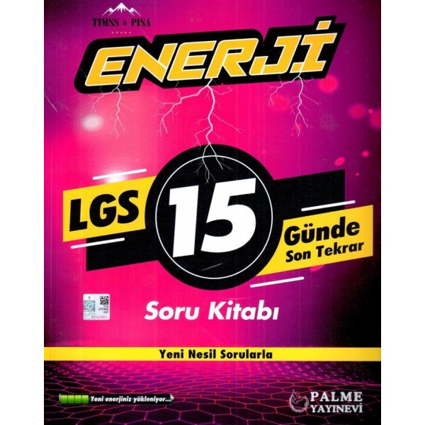 LGS 15 Günde Son Tekrar Enerji Soru Kitabı 