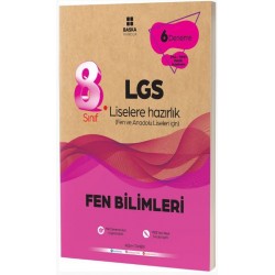 8.Sınıf LGS Fen Bilimleri 6 lı Deneme Başka Yayınları