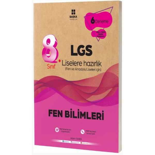 8.Sınıf LGS Fen Bilimleri 6 lı Deneme Başka Yayınları