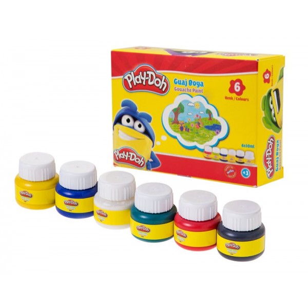 Play-Doh Gu001 6 Renk Guaj Boya 30Ml