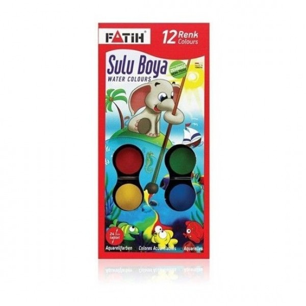 Fatih 904 S12 Sulu Boya-12'Li