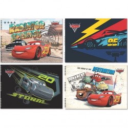 Cars 25*35 15 Yaprak Resim Defteri