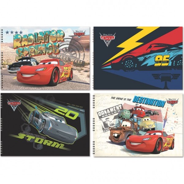 Cars 25*35 15 Yaprak Resim Defteri