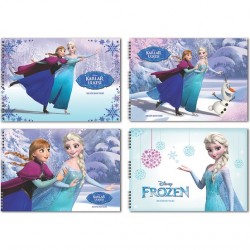 Frozen 25*35 15 Yaprak Resim Defteri