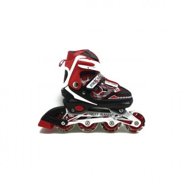 Street Runner Y-07 Paten No : 33-36 Siyah kırmızı