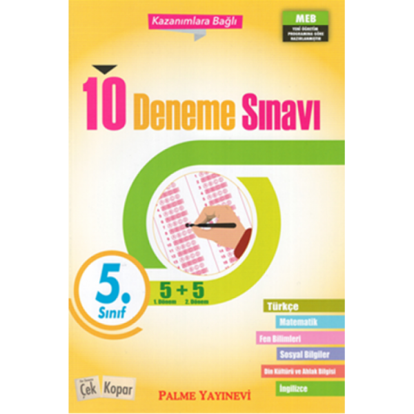Palme 5. Sınıf 10lu Deneme