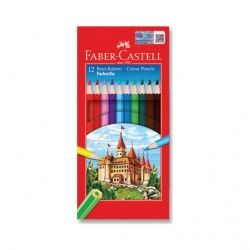 Faber-Castell Karton Kutu Boya Kalemi 12 Renk Tam Boy
