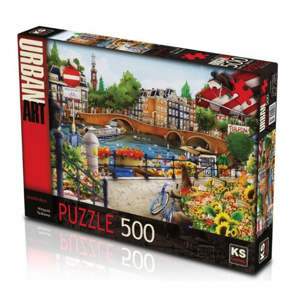 Ks Games Amsterdam 500 Parça Puzzle