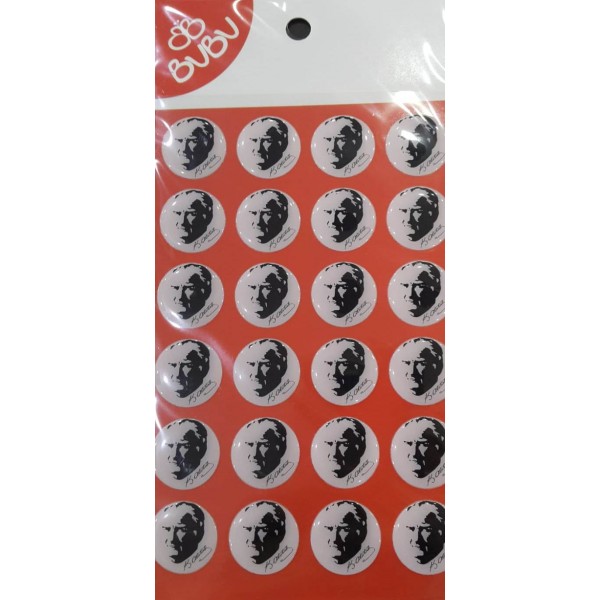 Bu-Bu Lüx Epoxy Stıcker Atatürk 2 cm