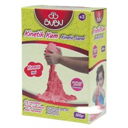 BU-BU KU0006 KİNETİK KUM 500 GR KIRMIZI 