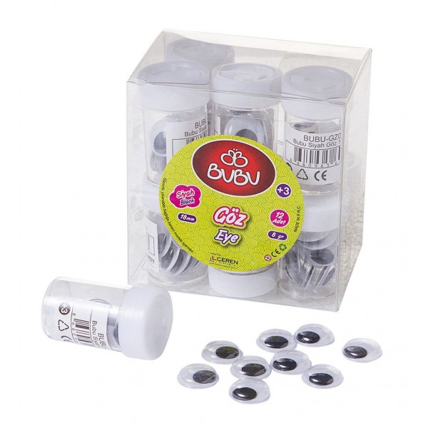 Bubu Siyah Göz 18mm 8Gr