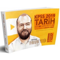 Benim Hocam Yayınları 2019 KPSS Tarih Video Ders Notları