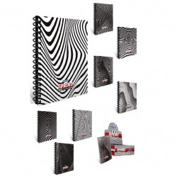 Dark Sprint A6 Siyah Defter Spiralli 50 Yaprak Çizgisiz