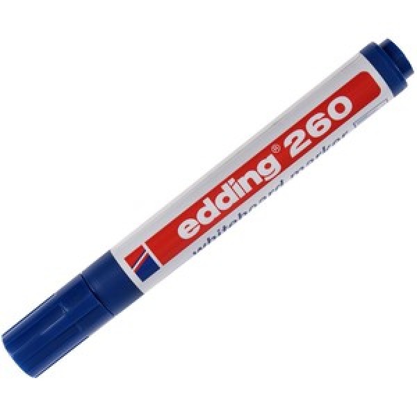 Edding Beyaz Tahta Kalemi E-260 Mavi  