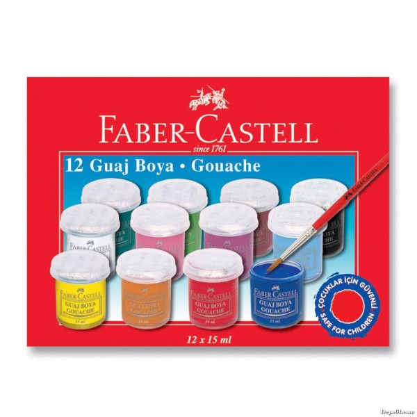 Faber-Castell Guaj Boya 12'li