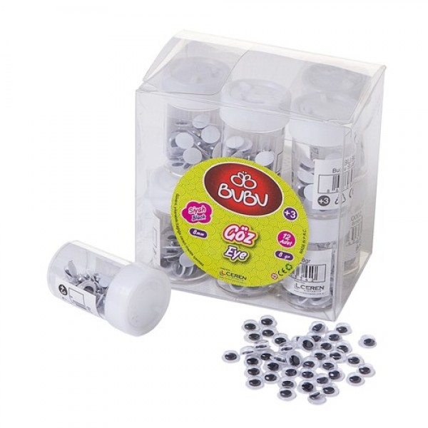 Bubu Siyah Göz 8Mm 8Gr