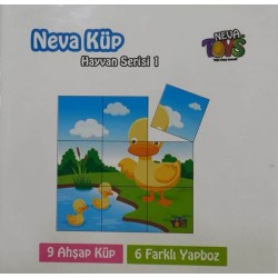 Neva Toys Neva Küp - Hayvan Serisi 1 NET FİYAT