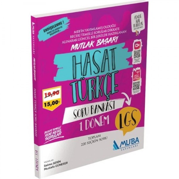 Muba Yayınları  Lgs 1.Dönem Türkçe Hasat Soru Bankası