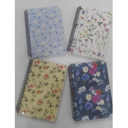 Keskin A5 80 Yp.Çizgili.Spr.Sert Kap.Trendy Floral Defter