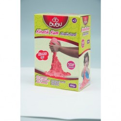 Bu-Bu Kinetik Kum 500 Gr. Kırmızı