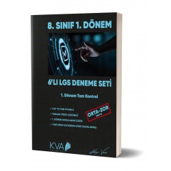 Koray Varol Yayınları 8.Sınıf 1.Dönem 6'lı LGS Deneme Seti