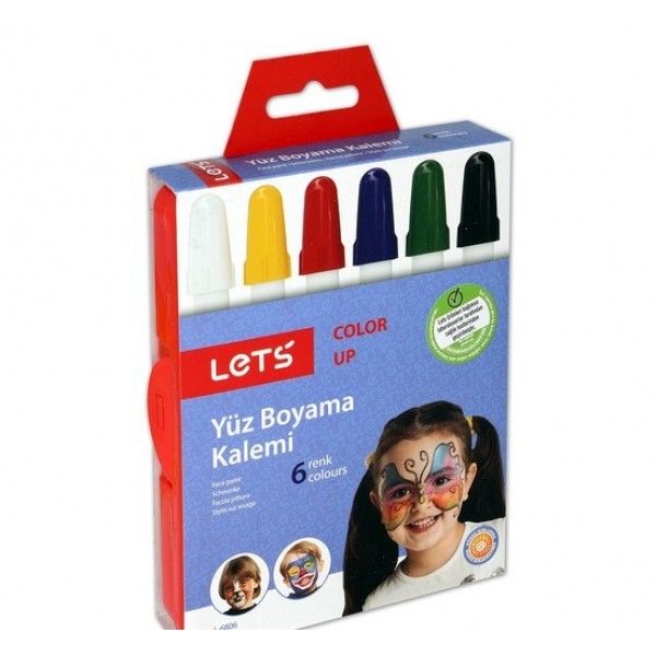 Lets Yüz Boyası 6 Renk