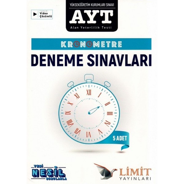 Limit AYT Kronometre 5 Deneme Sınavları