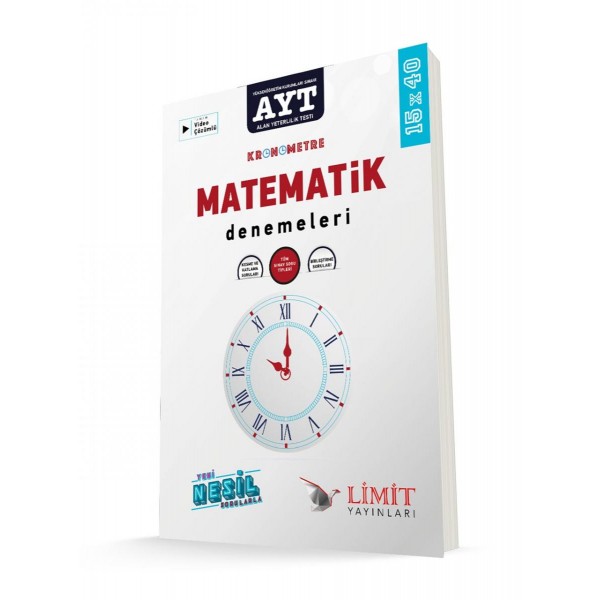 LİMİT AYT Kronometre Matematik Denemeleri