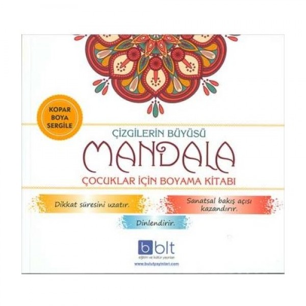 Çizgilerin Büyüsü Çocuklar İçin Mandala Boyama Kitabı