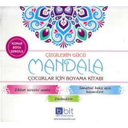 Çizgilerin Gücü Çocuklar İçin Mandala Boyama Kitabı
