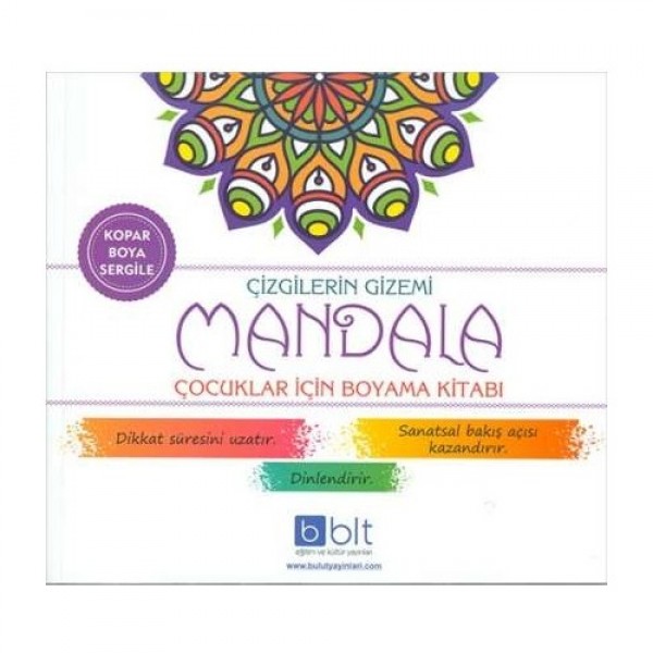 Çizgilerin Gizemi Mandala Boyama Kitabı