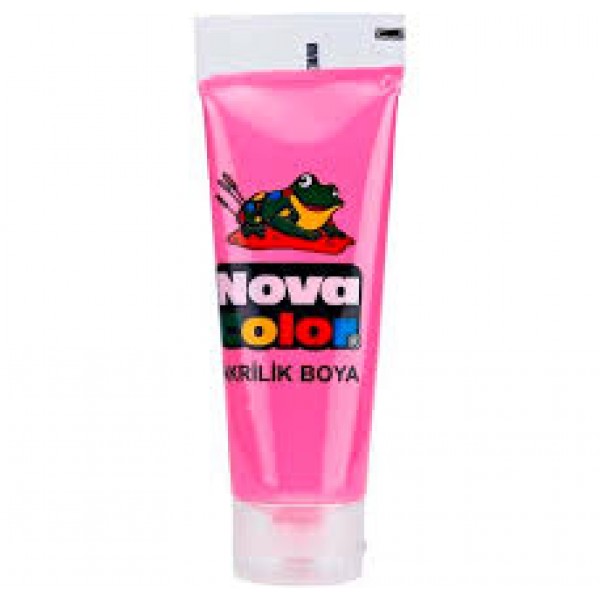 Nova Color Nc-264 Akrilik Boya Plastik Tüpte 75 gr Pembe