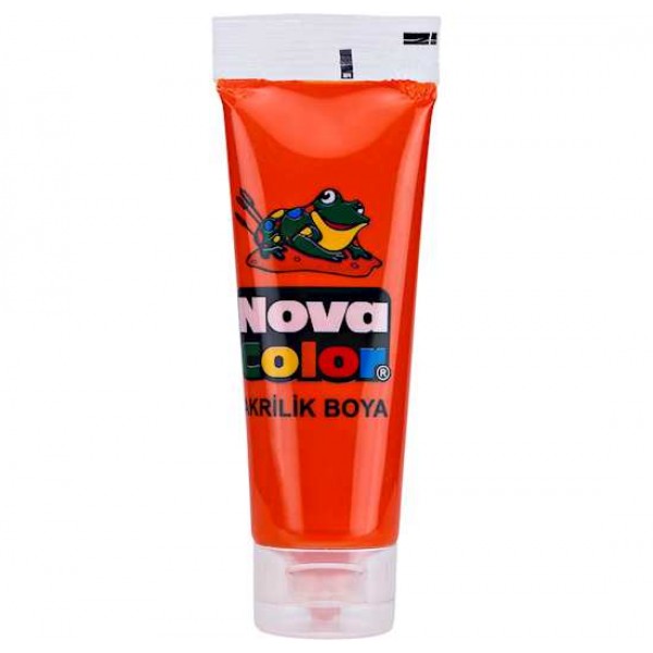Nova Color Nc-262 Akrilik Boya Plastik Tüpte 75 gr Turuncu
