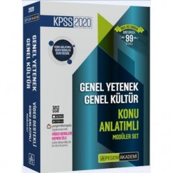 Pegem 2020 KPSS Lisans Konu Anlatımlı Modüler Set