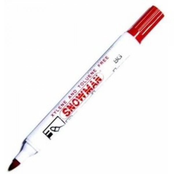 SNOWMAN BG-12 TAHTA KALEMİ KIRMIZI