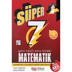 Nitelik Yayınları Matematik 7. Sınıf Süper Yeni Nesil Soru Kitabı