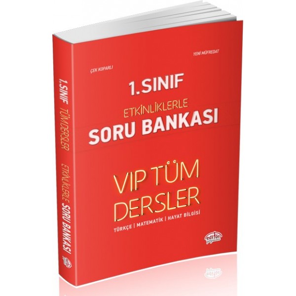 Editör 1. Sınıf VIP Tüm Dersler Etkinliklerle Soru Bankası