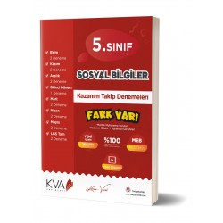  Kva Yayınları 5. Sınıf Sosyal Bilgiler Fark Var Kazanım Takip Denemeleri