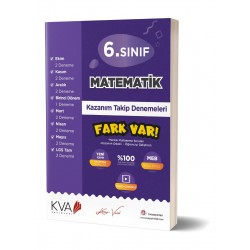 Kva Yayınları 6. Sınıf Matematik Kazanım Takip Denemeleri