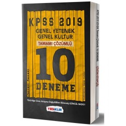 YEDİİKLİM YAYINEVİ 2019 GY-GK TAMAMI ÇÖZÜMLÜ 10 FASİKÜL DENEME