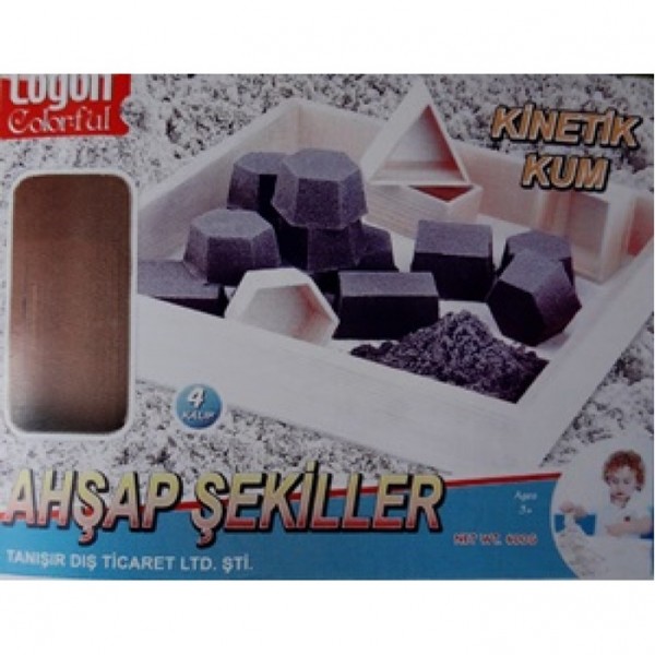 KİNETİK KUM AHŞAP ŞEKİLLER YENİ 