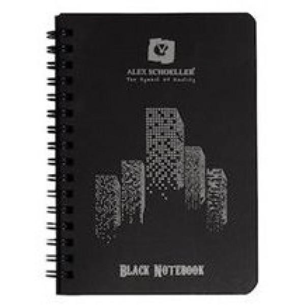 Alex Schoeller A6 Siyah Defter 60 Sayfa